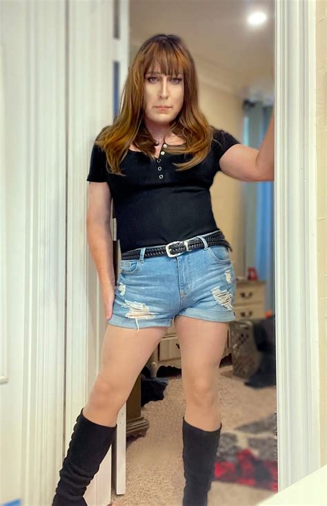 crossdressing in shorts|A crossdresser in beautiful short dresses .